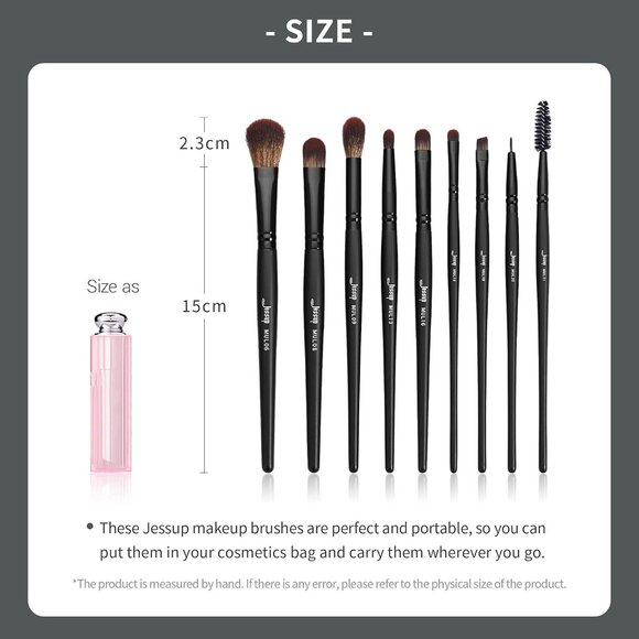 🆕 Vegan Makeup Brushes Concealer Powder Eyeshadow Blending Eyeliner Cosmetic - Picture 7 of 9